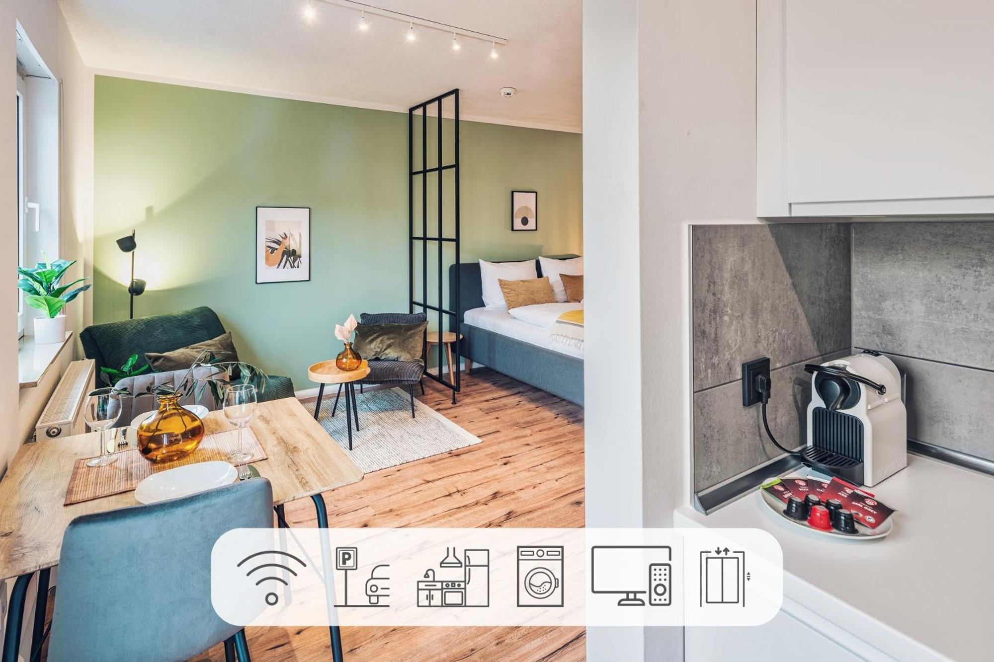 "Gruene Oase" - Naehe Altstadt - Garage - Ruhig - Nespresso Dresde Extérieur photo